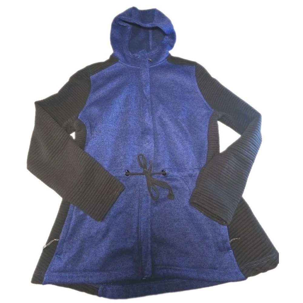 Women's ZeroXposur Blue/Black Hooded Full Zip Jacket Hoodie Size XXL Pockets